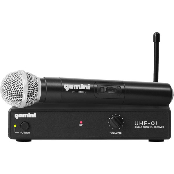 Main product image for Gemini UHF-01M-F3 533.7 MHz Single Channel UHF Wireless Handheld System235-112